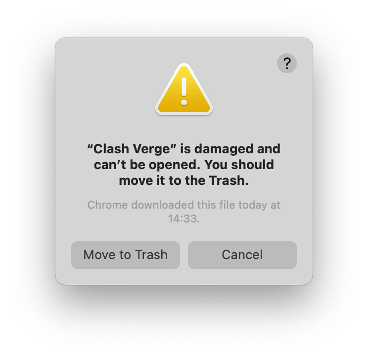 2 - Clash Verge macOS - 不受信任的开发者